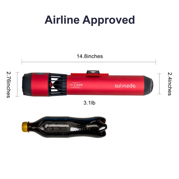 Subnado sous-marin scooter rouge