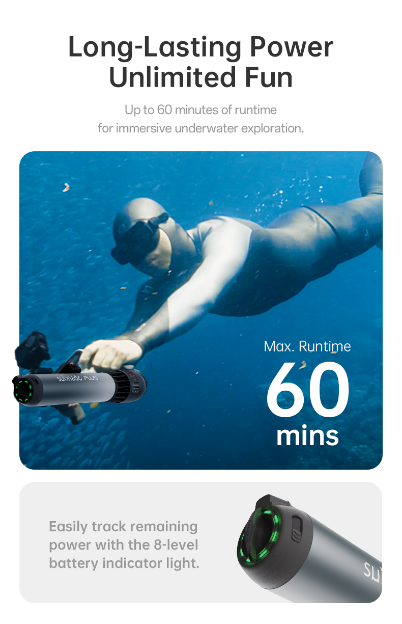 Waydoo Subnado - Impugnatura Portatile Per Monopattino Subacqueo, Facile Da Montare